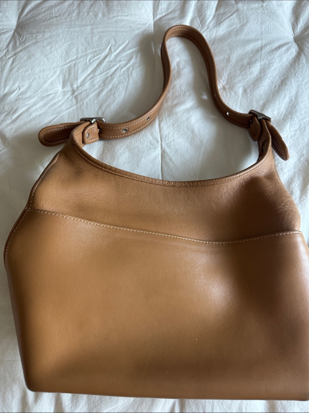 MINT Vintage Coach Legacy Hobo Bag 9058 Camel British Tan Leather - MADE IN USA